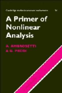 9780521373906-0521373905-A Primer of Nonlinear Analysis (Cambridge Studies in Advanced Mathematics, Series Number 34)
