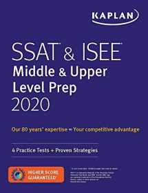 9781506259598-1506259596-SSAT & ISEE Middle & Upper Level Prep 2020: 4 Practice Tests + Proven Strategies (Kaplan Test Prep)