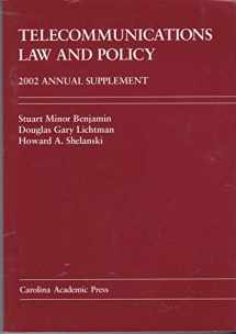 9780890890639-0890890633-Telecommunications Law and Policy : 2002 Annual Supplement (Law Casebook Ser.)