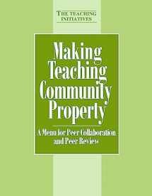 9781563770319-1563770318-Making Teaching Community Property: A Menu for Peer Collaboration and Peer Review