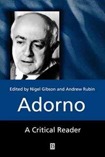 9780631212492-0631212493-Adorno: A Critical Reader