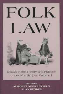 9780299143442-0299143449-Folk Law: Essays in the Theory and Practice of Lex Non Scripta (2 Volumes)