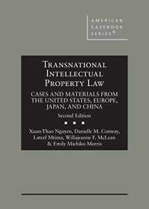 9781647082710-1647082714-Transnational Intellectual Property Law: Cases and Materials from the United States, Europe, Japan, and China (American Casebook Series)