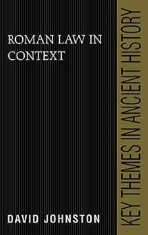 9780521630467-0521630460-Roman Law in Context (Key Themes in Ancient History)