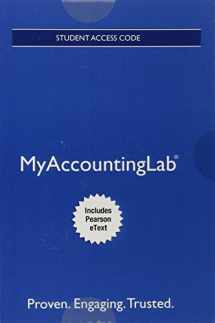9780134161648-0134161645-Mylab Accounting with Pearson Etext -- Access Card -- For Managerial Accounting (My Accounting Lab)