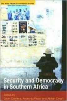 9781868144532-1868144534-Security and Democracy in Southern Africa (Wits P&DM Governance)