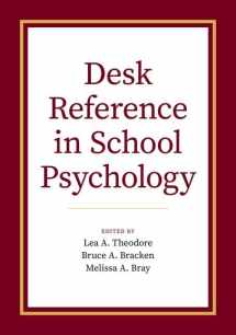 9780190092344-0190092343-Desk Reference in School Psychology
