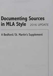 9781319082680-1319082688-Documenting Sources in MLA Style: 2016 Update: A Bedford/St. Martin's Supplement