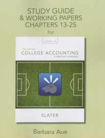 9780133791495-0133791491-Study Guide & Working Papers for College Accounting: A Practical Approach, Chapters 13-25