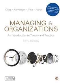 9781526487964-1526487969-Managing and Organizations Paperback with Interactive eBook: An Introduction to Theory and Practice