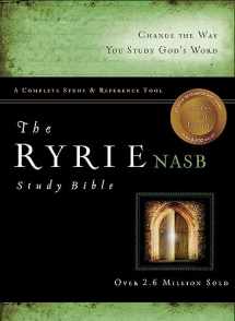 9780802484598-080248459X-The Ryrie NAS Study Bible Genuine Leather Black Red Letter (New American Standard 1995 Edition)