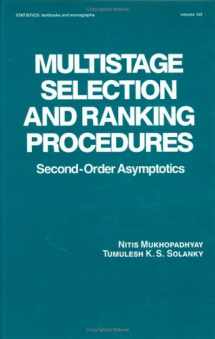 9780824790783-0824790782-Multistage Selection and Ranking Procedures: Second Order Asymptotics (Statistics: A Series of Textbooks and Monographs)