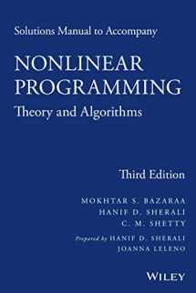 9781118762370-1118762371-Solutions Manual to Accompany Nonlinear Programming: Theory and Algorithms, Third Edition