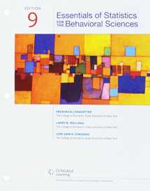9781337593830-1337593834-Bundle: Essentials of Statistics for The Behavioral Sciences, Loose-Leaf Version, 9th + Aplia, 1 term Printed Access Card