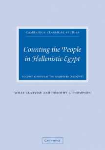 9780521152341-0521152348-Counting the People in Hellenistic Egypt 2 Volume Paperback Set (Cambridge Classic Studies)
