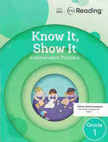 9781328453204-1328453200-HMH: Into Reading - Know It, Show It (Independent Practice Workbook) Grade 1