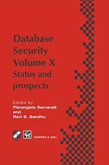 9780412808203-041280820X-Database Security X: Status and prospects (IFIP Advances in Information and Communication Technology)