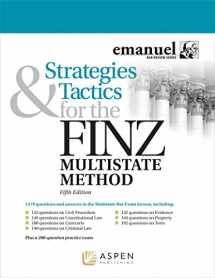 9781543805963-1543805965-Strategies and Tactics for the FINZ Multistate Method (Emanuel Bar Review)
