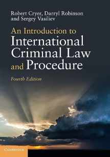 9781108741613-1108741614-An Introduction to International Criminal Law and Procedure