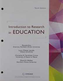 9781337752640-1337752649-Bundle: Introduction to Research in Education, Loose-leaf Version, 10th + MindTap Education, 1 term (6 months) Printed Access Card