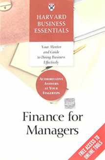 9781578518760-1578518768-Finance for Managers (Harvard Business Essentials)