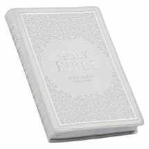 9781642724677-164272467X-KJV Holy Bible, Thinline Large Print Faux Leather Red Letter Edition Thumb Index & Ribbon Marker, King James Version, White
