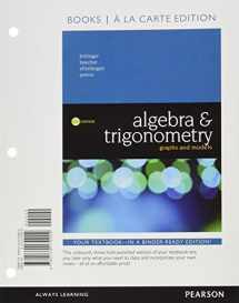 9780134506203-0134506200-Algebra and Trigonometry: Graphs and Models, Books a la Carte Edition Plus MyLab Math -- 24-Month Access Card Package