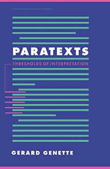 9780521424066-0521424062-Paratexts: Thresholds of Interpretation (Literature, Culture, Theory, Series Number 20)