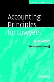 9780521607223-0521607221-Accounting Principles for Lawyers (Law Practitioner Series)
