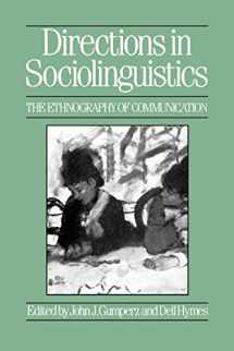 9780631149873-0631149872-Directions in Sociolinguistics: The Ethnography of Communication