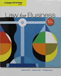 9781305919228-130591922X-Bundle: Cengage Advantage Books: Law for Business, 19th + LMS Integrated for MindTap Business Law, 1 term (6 months) Printed Access Card