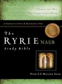 9780802484604-0802484603-The Ryrie NAS Study Bible Genuine Leather Black Red Letter Indexed (New American Standard 1995 Edition)