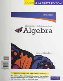 9780321771940-032177194X-Elementary and Intermediate Algebra, Books a la Carte Plus MML/MSL -- Access Card Package (3rd Edition)