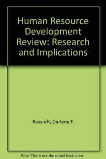 9780761905608-076190560X-Human Resource Development Review: Research and Implications