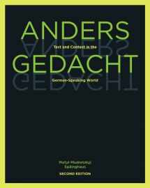 9781439082539-1439082537-Anders gedacht: Text and Context in the German-Speaking World (World Languages)
