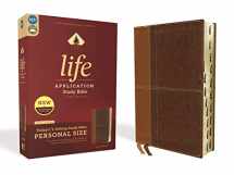 9780310453031-0310453038-NIV, Life Application Study Bible, Third Edition, Personal Size, Leathersoft, Brown, Red Letter, Thumb Indexed