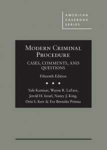 9781683289913-1683289919-Modern Criminal Procedure, Cases, Comments, & Questions (American Casebook Series)