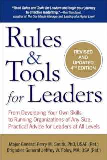9780399163517-0399163514-Rules & Tools for Leaders: From Developing Your Own Skills to Running Organizations of Any Size, Practical Advice for Leaders at All Levels
