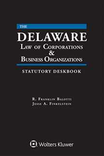 9781543810219-1543810217-Delaware Law of Corporations & Business Organizations Statutory Deskbook 2020 Edition