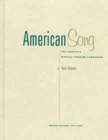 9780028704845-0028704843-American Song: The Complete Musical Theatre Companion, 1877-1995. Volumes 1 and 2