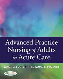 9780803621626-0803621620-Advanced Practice Nursing of Adults in Acute Care