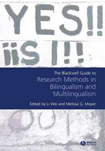 9781405179003-1405179007-The Blackwell Guide to Research Methods in Bilingualism and Multilingualism