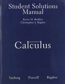 9780131469662-0131469665-Student Solutions Manual for Calculus