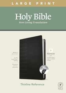 9781496445346-1496445341-NLT Large Print Thinline Reference Holy Bible (Red Letter, LeatherLike, Cross Grip Black, Indexed): Includes Free Access to the Filament Bible App ... Notes, Devotionals, Worship Music, and Video