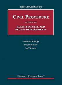 9781685619985-1685619983-2023 Supplement to Civil Procedure, 5th, Rules, Statutes, and Recent Developments (University Casebook Series)