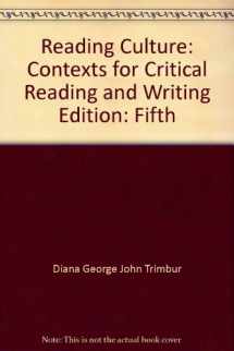 9780321196460-0321196465-Reading Culrure- Contexts for Critical Reading and Writing, 5th