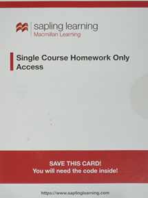 9781319080266-131908026X-Sapling Learning Homework-Only for General Chemistry (Single-Term Access)