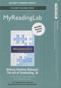 9780321866134-0321866134-NEW MyReading Lab with Pearson etext -- Standalone Access Code -- for Making Reading Relevant: The Art of Connecting (3rd Edition) (Myreadinglab (Access Codes))