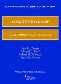 9781684679867-1684679869-Constitutional Law: Cases, Comments, and Questions, 13th, 2020 Supplement (American Casebook Series)