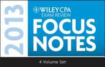 9781118416648-1118416643-Wiley CPA Examination Review 2013 Focus Notes, Set